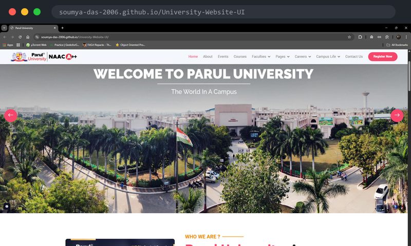University Academic Portal